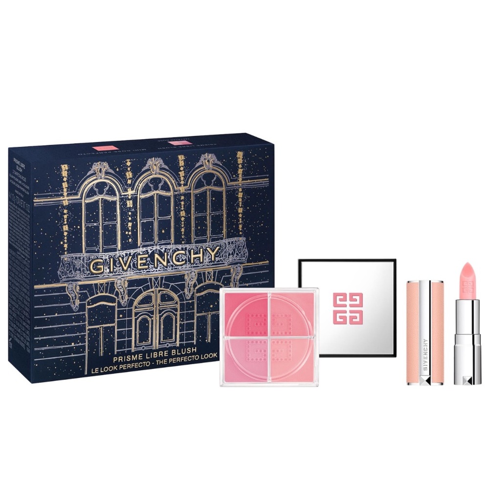 Givenchy The Prism Libre Blush & Perfecto Mini Lip Balm Set